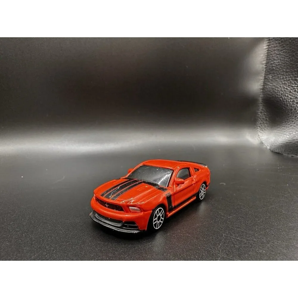 2012 Ford Mustang Boss 302‎ Orange Maisto 1:64 Scale Diecast Car Loose GUC